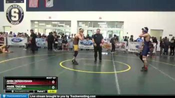 152 lbs Champ. Round 1 - Mark Takara, Temecula Valley vs Amin Derekhshan, University