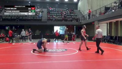 197 lbs Cons. Round 2 - Stone Robledo, Eastern Oregon University (OR) vs Luke Miller, Simpson (Calif.)