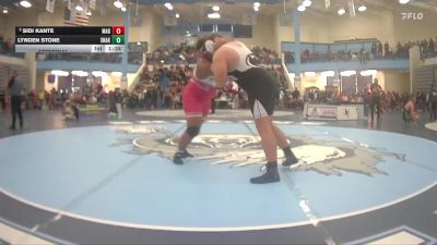 285 lbs Semifinal - Lynden Stone, Snake River vs Sidi Kante, Madison