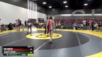 100 lbs Placement Matches (8 Team) - Emmitt Myers, Patriots Wrestling Club vs Nic Freeze, Legacy Red