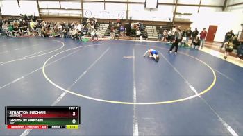 67 lbs Champ. Round 1 - Stratton Mecham, Altamont vs Greyson Hansen, JWC