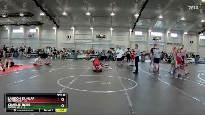 165 lbs Round 5 (6 Team) - Landon Dunlap, All American vs Charlie Robb, Phoenix WC 1