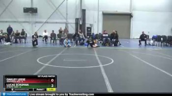 52 lbs Finals (2 Team) - Oakley Leese, Warhawks Red vs Lucas Schuman, Xtreme Team
