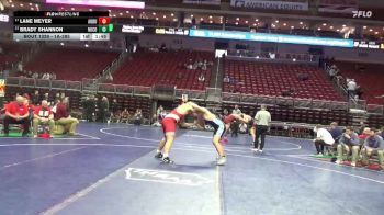 1A-285 lbs Cons. Round 2 - Brady Shannon, Northeast Community vs Lane Meyer, Audubon