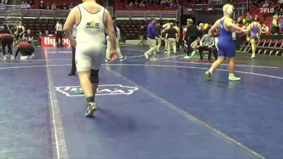 1A-285 lbs Cons. Round 2 - Liam Flickinger, Bellevue vs Jack Sheeder, AC/GC