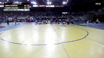 106 lbs Champ. Round 3 - Garrett Bracken, Riverton vs Emilio Peterson, Madison