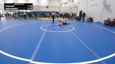 136 lbs Champ. Round 2 - Shea Donnelly, Terra Nova vs Gabe Naim, Santa Teresa