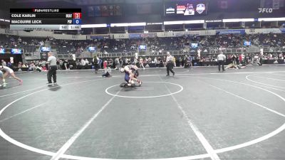 138 lbs Consi Of 4 - Cole Karlin, Beatrice vs Macguire Leck, Psf