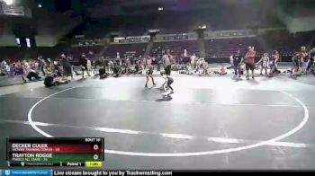 45 lbs Round 3 (10 Team) - Decker Culek, Victory Training Center vs Trayton Rogge, Pueblo All Stars