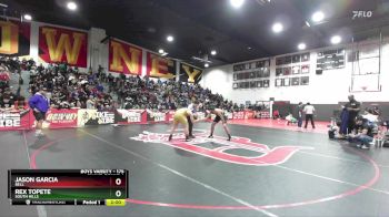 175 lbs Champ. Round 1 - Jason Garcia, Bell vs Rex Topete, South Hills