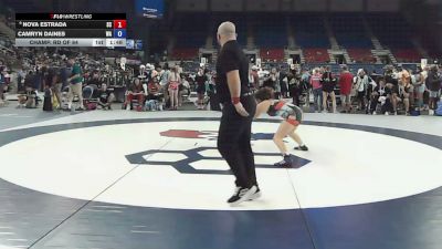 120 lbs Champ. Rd Of 64 - Nova Estrada, South Carolina vs Camryn Daines, Washington