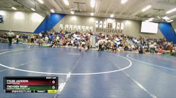 76 lbs Cons. Round 4 - Tyler Jackson, Team Prestige vs Treyden Rigby, Wasatch Wrestling Club