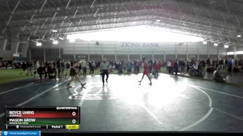 150 lbs Quarterfinal - Royce Uhrig, Gunnison vs Mason Grow, Mountain View