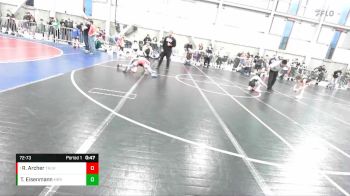 72-73 lbs Round 2 - Ryker Archer, Team Real Life Wrestling vs Tucker Eisenmann, Mat Rats Rebooted Wrestling