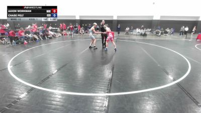 150 lbs Jaxon Workman, Team Michigan - Red vs Chase Pelt, Team Kansas Silver