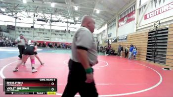 135 (137) Cons. Round 2 - Emma Fitch, Pittsburg Senior vs Violet Sheehan, College Park