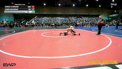 108 lbs Consi Of 32 #1 - Aiden Mathews, Buckaroo Wrestling Club vs Josiah Clemans, FordDynasty Wrestling Club