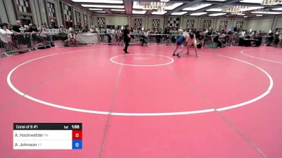 182 lbs Consi Of 8 #1 - Alex Hackwelder, Pa vs Aaron Johnson, Vt