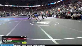 Cons. Round 1 - Cody Miller, Valentine vs Seth McGrew, Lincoln Christian