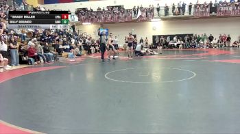 132 lbs Quarterfinal - Billy Bruner, Sandy vs Brady Miller, Sprague