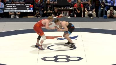 92 kg 1st Place Match - Lincoln Jipp, Big Game Wrestling Club vs Jimmy Mastny, Relentless Training Center