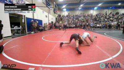106 lbs Quarterfinal - Evan Windler, Owasso vs Christian Ramirez, Collinsville Cardinal Youth Wrestling