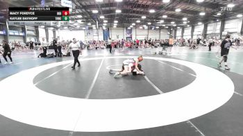 120 lbs Rr Rnd 3 - Macy Fordyce, Indiana Outlaws Purple vs Kaylee Dayhoff, TNWC Divas