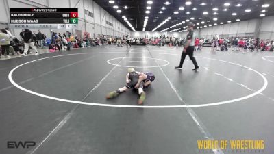 56 lbs Rr Rnd 3 - Kaleb Millz, Untouchables 12U Purple vs Hudson Waag, Tulsa Elite 12U 1