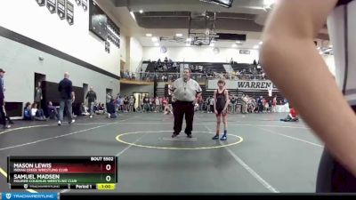 71 lbs Champ. Round 1 - Mason Lewis, Indian Creek Wrestling Club vs Samuel Madsen, Maurer Coughlin Wrestling Club