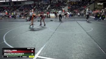 119 lbs Semifinal - Brooklynn McCormick, Bonner Springs Wrestling Club vs Crystal Loera, Juic3 Acad3my