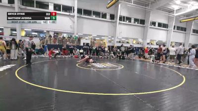 189 lbs Round Of 16 - Bryce Dykie, Gilbertsville vs Matthew Aversa, Warwick