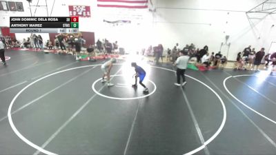 155 lbs Round 1 - Anthony Marez, Legacy Wrestling Center vs John Dominic Dela Rosa, SoCal Hammers