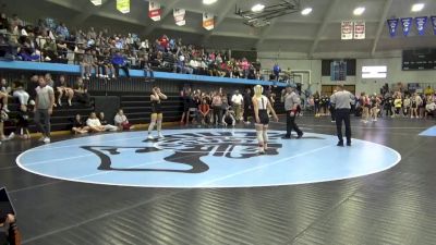 130 lbs 1st Place Match - Camden Erhardt, Vinton-Shellsburg vs Alannah Mahoney, Solon