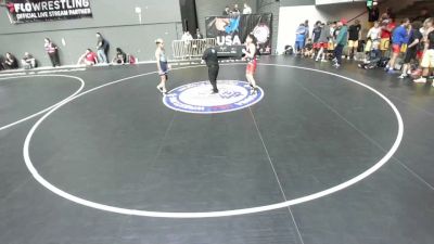 132 lbs Kayleb Chao, SAWA - Sacramento Area Wrestling Association vs Gabryel Juarez, KCWA - Kern County Wrestling Association
