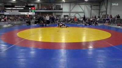 103 lbs Quarterfinal - Sofia Kawano, Eureka vs Lainey Shelangoski, Wartburg