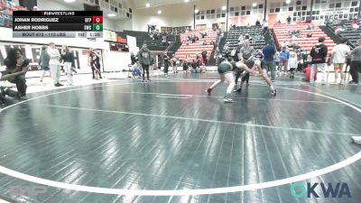112 lbs Semifinal - Johan Rodriguez, Tulsa Blue T Panthers vs Asher Hobbs, Salina Wrestling Club