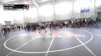 285 lbs Cons. Round 4 - Dylan Oram, Syracuse vs Myers Carter, American Fork