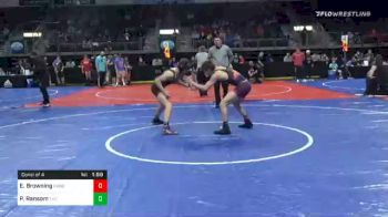 128 lbs Consolation - Evan Browning, Cknb vs Patrick Ransom, The Community