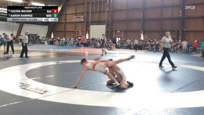 75 lbs Rr Rnd 3 - Colten Becker, Black Fox Wrestling Academy vs Aaron Ramirez, Monster Garage