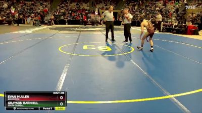 106-2A/1A Quarterfinal - Evan Mullen, Brunswick vs Grayson Barnhill, South Carroll