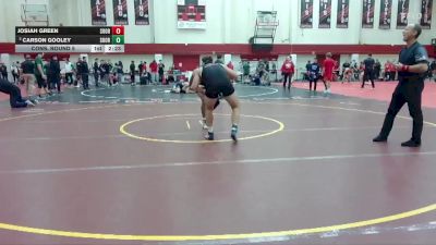 184 lbs Cons. Round 5 - Josiah Green, Southern Oregon vs Carson Gooley, Southern Oregon