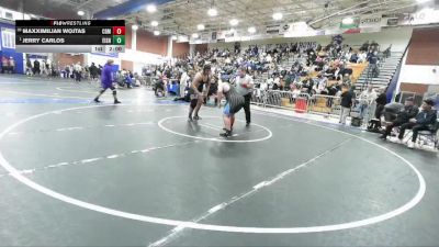 285 lbs Champ. Round 1 - Jerry Carlos, Eisenhower vs Maxximilian Wojtas, Corona Del Mar