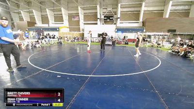 157 lbs Round 2 (6 Team) - Brett Chivers, Montana vs Isiah Conner, Oregon