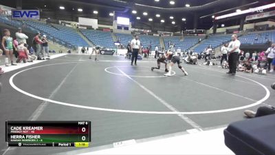 84 lbs Round 5 (10 Team) - Cade Kreamer, Prodigy NDT vs Herra Fisher, Kansas Warriors 2