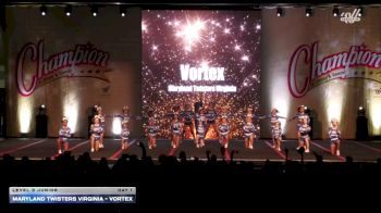 Maryland Twisters Virginia - Vortex [2025 L3 Junior Day 1] 2025 Champion Cheer and Dance Grand Nationals