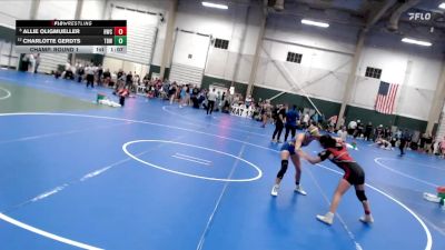 111-122 lbs Champ. Round 1 - Allie Oligmueller, Husky Wrestling Club vs Charlotte Gerdts, The Best Wrestler