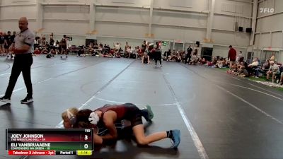 110 lbs Finals (2 Team) - Eli Vanbruaaene, Contenders WA Green vs Joey Johnson, The Wrestling Mill