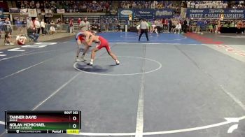 D 3 138 lbs Semifinal - Tanner David, Basile vs Nolan McMichael, St. Louis Catholic