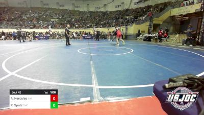 195 lbs Round Of 16 - Alex Hercules, Elgin Wrestling vs Roddy Spatz, Cowboy Wrestling Club