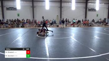 100 lbs Quarterfinal - Maximus Dhabolt, Hammer Time vs Mason Savidan, Sunkist Kids/Monster Garage